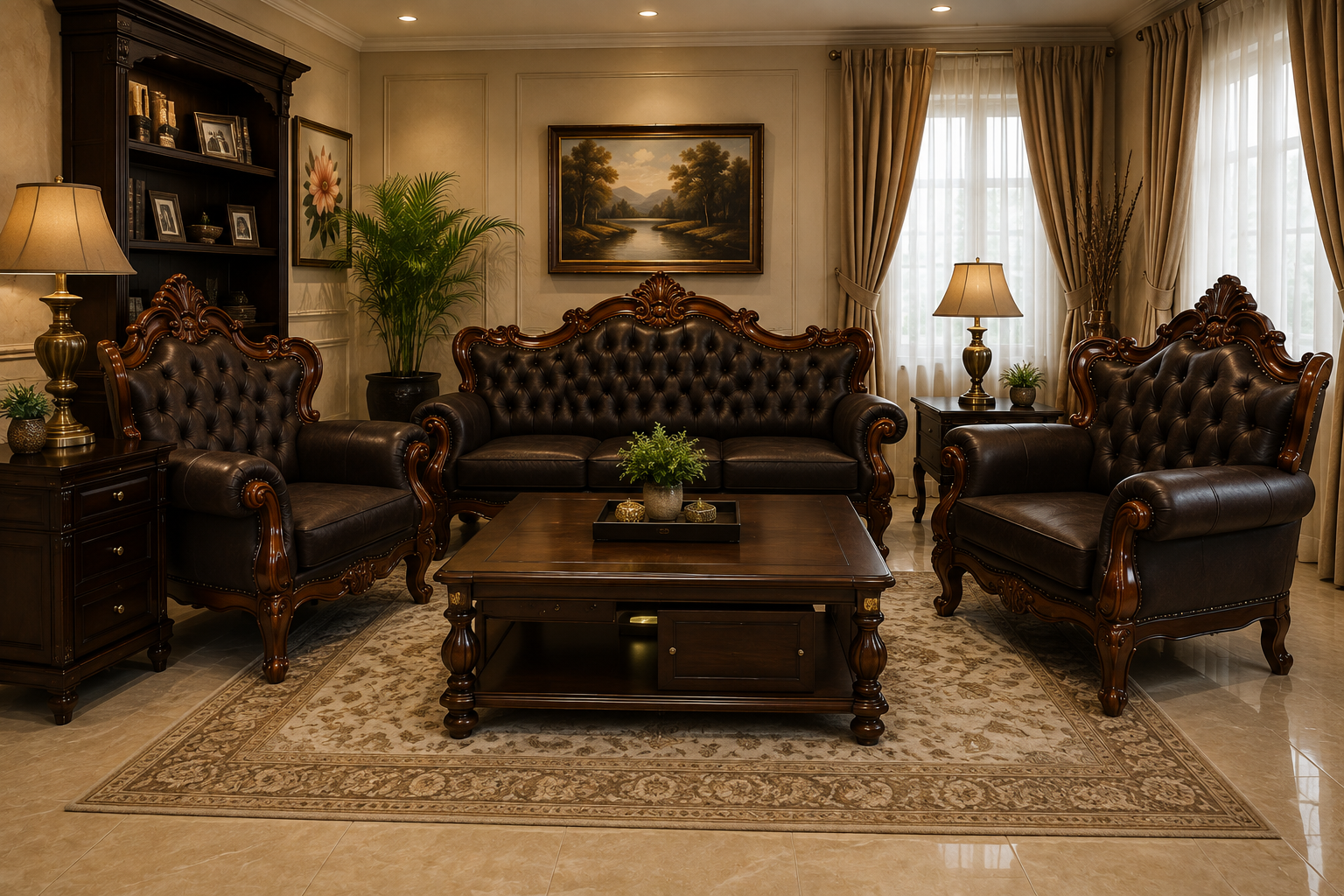 Luxury living room furniture