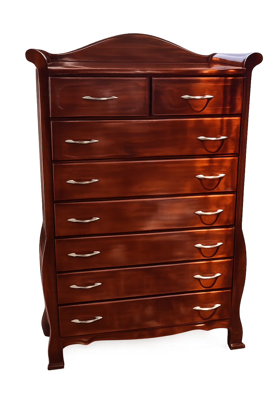 Classic Mahogany Tallboy Chest of Drawers