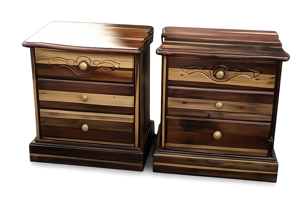 Heritage Two-Tone Wooden Night Tables